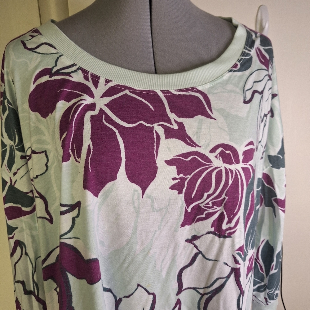 COSY Floral Print Women's Top Size 2X